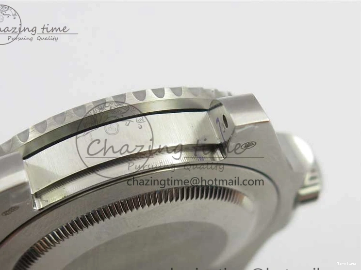 MiroTime 0417 Breathable GMT Master II 116719 BLRO Real Ceramic 904L SS GMF 1:1 Best Edition Black Dial on Bracelet A3186 (Correct Hand Stack) 3243